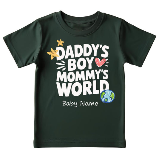 Daddy’s Boy Mommy’s World Tshirt