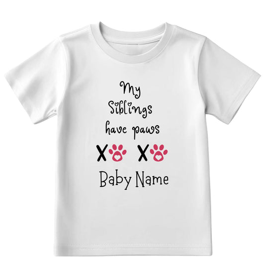 My Siblings has Paws Tshirt